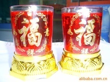 精巧水晶工艺蜡烛促销,低价批发,点亮空间与氛围